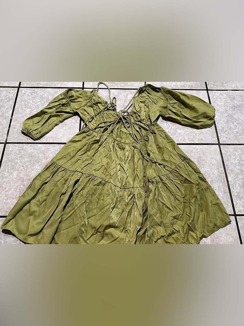 Beginning Boutique Mini Dress in Green Size 10 Like New